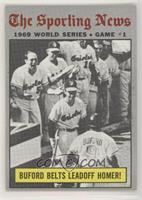 1969 World Series - Buford Belts Leadoff Homer!