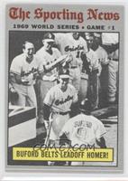 1969 World Series - Buford Belts Leadoff Homer! [Altered]