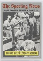 1969 World Series - Buford Belts Leadoff Homer!