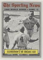 1969 World Series - Clendenon's HR Breaks Ice! [Poor to Fair]