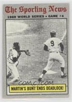 1969 World Series - Martin's Bunt Ends Deadlock! [Poor to Fair]