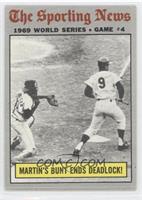 1969 World Series - Martin's Bunt Ends Deadlock! [Noted]