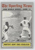 1969 World Series - Martin's Bunt Ends Deadlock! [Noted]