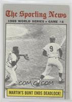 1969 World Series - Martin's Bunt Ends Deadlock! [Poor to Fair]