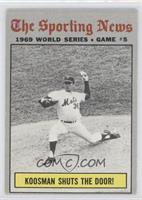 1969 World Series - Koosman Shuts the Door! [Noted]
