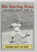 1969 World Series - Koosman Shuts the Door! [Good to VG‑EX]