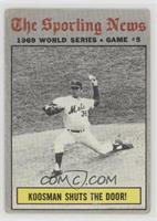 1969 World Series - Koosman Shuts the Door! [Poor to Fair]
