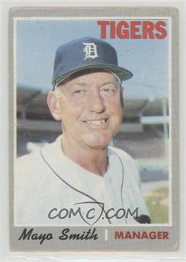 1970 Topps - [Base] #313 - Mayo Smith [Poor to Fair]