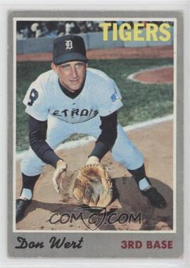 1970 Topps - [Base] #33 - Don Wert [Good to VG‑EX]