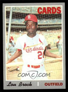 1970 Topps - [Base] #330 - Lou Brock [NM MT]