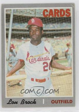 1970 Topps - [Base] #330 - Lou Brock