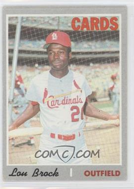 1970 Topps - [Base] #330 - Lou Brock [Noted]