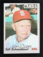 Red Schoendienst [JSA Certified COA Sticker]