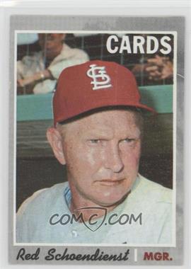 1970 Topps - [Base] #346 - Red Schoendienst