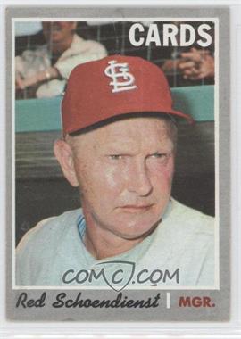 1970 Topps - [Base] #346 - Red Schoendienst