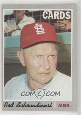 1970 Topps - [Base] #346 - Red Schoendienst