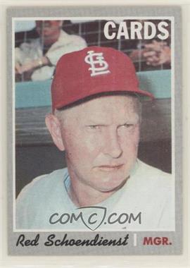 1970 Topps - [Base] #346 - Red Schoendienst