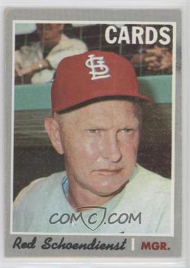 1970 Topps - [Base] #346 - Red Schoendienst