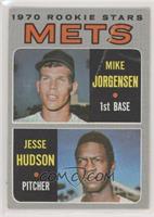 1970 Rookie Stars - Mike Jorgensen, Jesse Hudson [Poor to Fair]