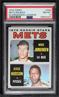 1970 Rookie Stars - Mike Jorgensen, Jesse Hudson [PSA 8 NM‑MT]