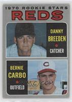 1970 Rookie Stars - Danny Breeden, Bernie Carbo