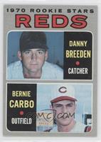 1970 Rookie Stars - Danny Breeden, Bernie Carbo