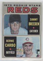 1970 Rookie Stars - Danny Breeden, Bernie Carbo [COMC RCR Poor]