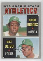 1970 Rookie Stars - Bobby Brooks, Mike Olivo [Good to VG‑EX]