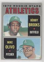 1970 Rookie Stars - Bobby Brooks, Mike Olivo [Good to VG‑EX]
