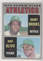 1970 Rookie Stars - Bobby Brooks, Mike Olivo