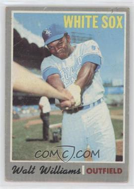 1970 Topps - [Base] #395 - Walt Williams [Poor to Fair]