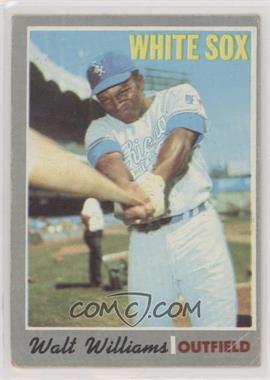 1970 Topps - [Base] #395 - Walt Williams [Poor to Fair]