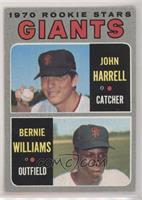 1970 Rookie Stars - John Harrell, Bernie Williams