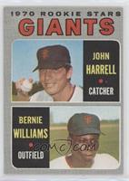 1970 Rookie Stars - John Harrell, Bernie Williams