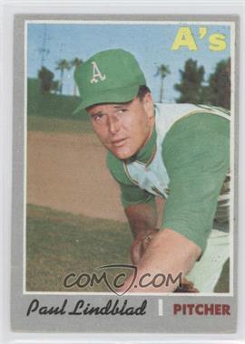 1970 Topps - [Base] #408 - Paul Lindblad