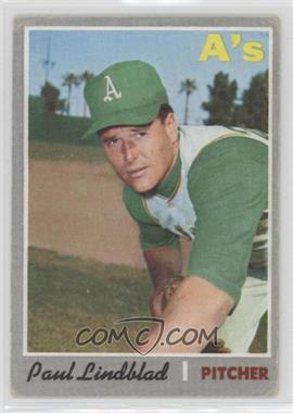 1970 Topps - [Base] #408 - Paul Lindblad