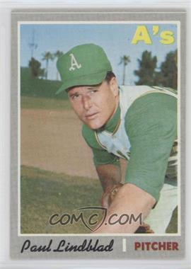 1970 Topps - [Base] #408 - Paul Lindblad