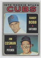 1970 Rookie Stars - Randy Bobb, Jim Cosman [Poor to Fair]