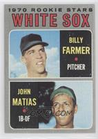 1970 Rookie Stars - Bill Farmer, John Matias