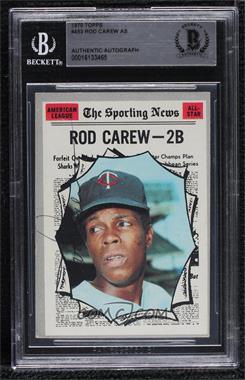 1970 Topps - [Base] #453 - Rod Carew [BAS BGS Authentic]