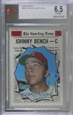 1970 Topps - [Base] #464 - Johnny Bench [BVG 6.5 EX‑MT+]