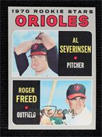 1970 Rookie Stars - Al Severinsen, Roger Freed