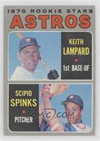 1970 Rookie Stars - Keith Lampard, Scipio Spinks [Poor to Fair]