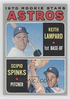 1970 Rookie Stars - Keith Lampard, Scipio Spinks [Noted]