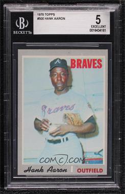 1970 Topps - [Base] #500 - Hank Aaron [BGS 5 EXCELLENT]