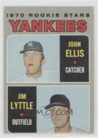 1970 Rookie Stars - John Ellis, Jim Lyttle [Good to VG‑EX]