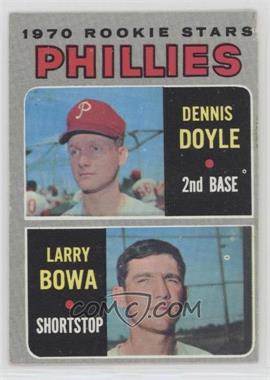 1970 Topps - [Base] #539 - 1970 Rookie Stars - Dennis Doyle, Larry Bowa [Poor to Fair]