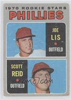 1970 Rookie Stars - Joe Lis, Scott Reid [Noted]