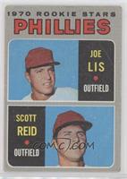 1970 Rookie Stars - Joe Lis, Scott Reid [Poor to Fair]
