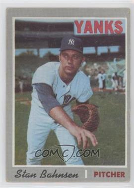 1970 Topps - [Base] #568 - Stan Bahnsen [Good to VG‑EX]